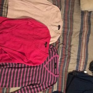 Three “Alex Marie” brand cashmere sweaters
